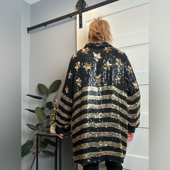 Vintage sequin beaded jacket - Picture 5 of 9